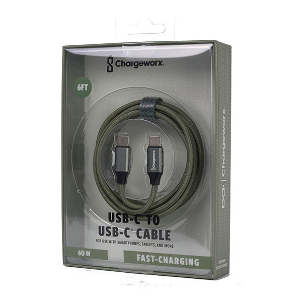 Cable USB-C a USB-C Chargeworks