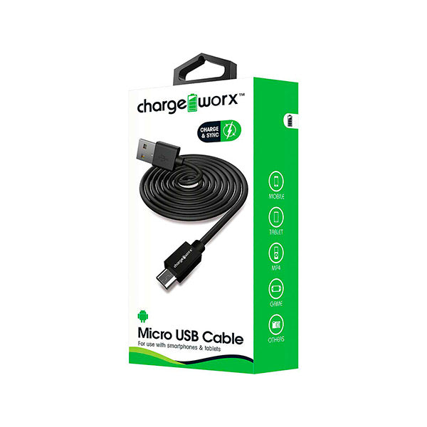 Cable Micro USB CHA-CX4604BK Chargeworks