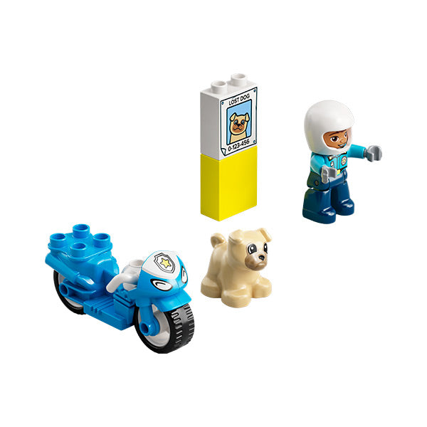 10967 Rescate: Moto de Policía (5 piezas)