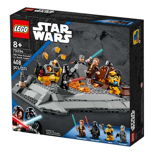 75334 Obi-Wan Kenobi™ vs. Darth Vader™ (408 piezas)