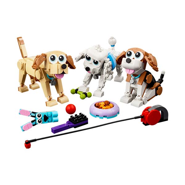 31137 Canes Adorables 3en1 (475 piezas)