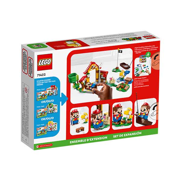 LEGO® Super Mario™ 71422 set de expansión: pícnic en casa de Mario