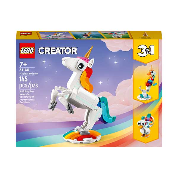 31140 Unicornio mágico 3en1 (145 piezas)