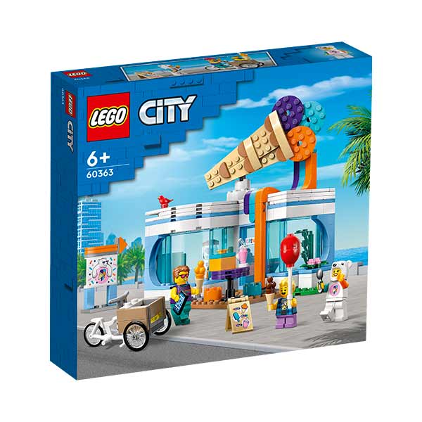 LEGO® City 60363 heladería, para niños y niñas (296 piezas)