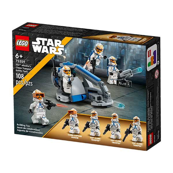 75359 Soldados clon de la 332 de Ahsoka (108 piezas)