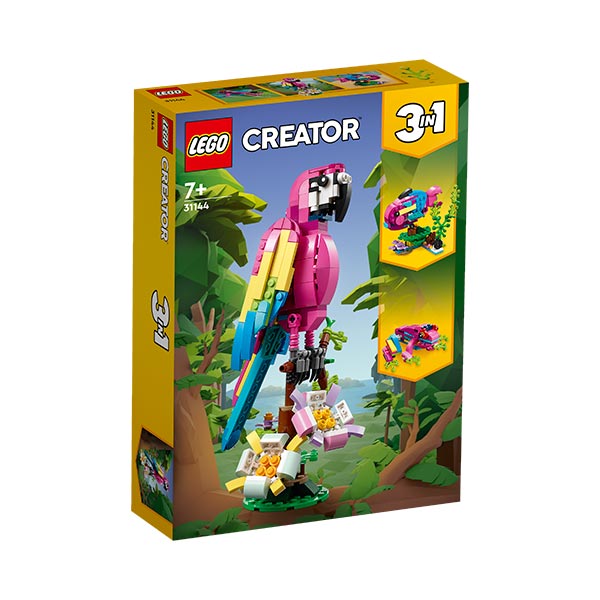 31144 Loro Rosa Exótico 3en1 (253 piezas)