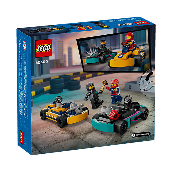 60400 Go-Karts y Pilotos de Carreras (99 piezas)