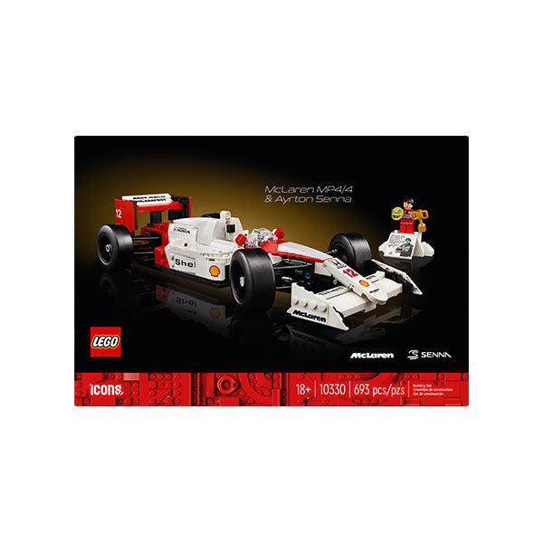 10330 Mclaren mp4/4 y Ayrton Senna (693 piezas)