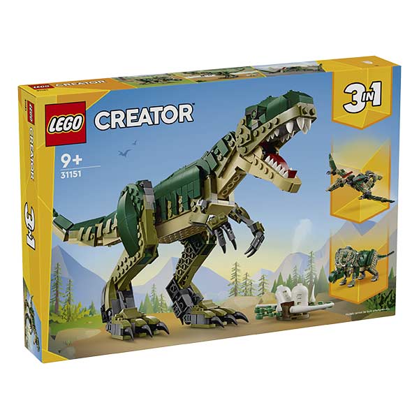 31151 Tiranosaurio Rex 3en1 (626 piezas)