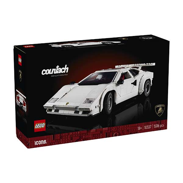 10337 Lamborghini Countach 5000 de Cuatro Válvulas (1506 piezas)