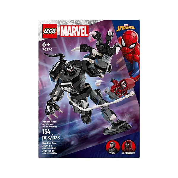 76276 Armadura robótica de Venom vs. Miles Morales (134 piezas)