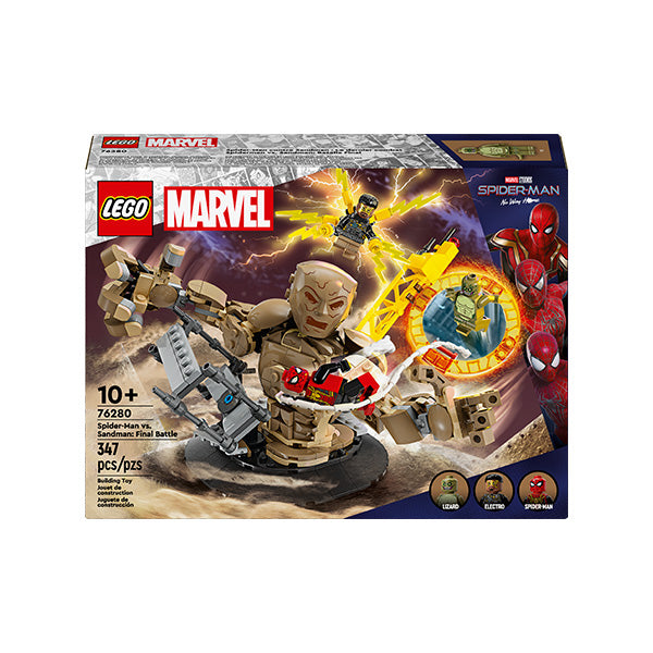 76280 Spiderman vs Sandman: Batalla Final (347 piezas)
