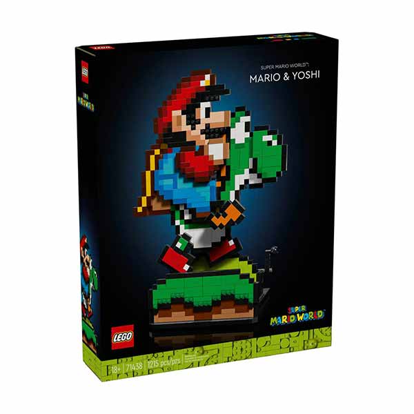 71438 Super Mario World™: Mario y Yoshi (1215 piezas)
