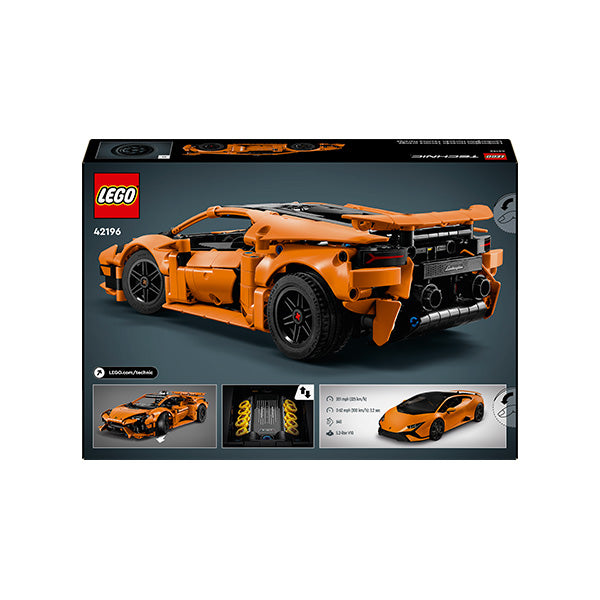 42196 Lamborghini huracán tecnica naranja set  (806 piezas)