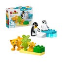 10442 Familias de la Fauna Salvaje: Pingüinos y Leones (10piezas)