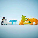 10442 Familias de la Fauna Salvaje: Pingüinos y Leones (10piezas)