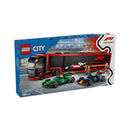 60445 Camión de F1® con coches de F1® RB20 y AMR24  (1086 piezas)