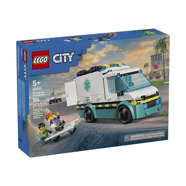 60451 Ambulancia de emergencias  (184 piezas)