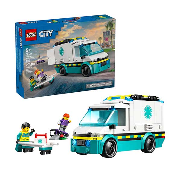 60451 Ambulancia de emergencias  (184 piezas)