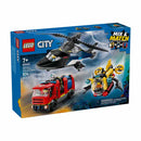 60462 Remix: Helicóptero, Camión de Bomberos y Submarino (874 piezas)