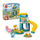11201 Diversión en el Parque de Juegos con Bluey y Chloe (104 piezas)