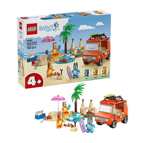 11202 Excursión Familiar a la Playa de Bluey (133 piezas)