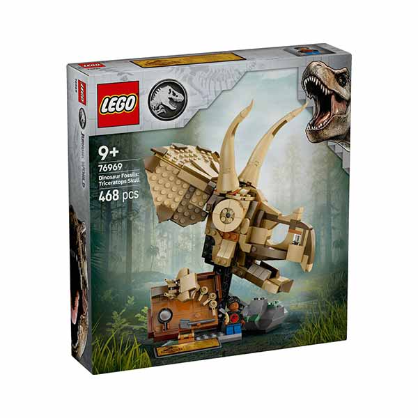 76969 Fósiles de dinosaurio: Cráneo de Triceratops (468 piezas)