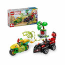 11198 Spin y Electro: Duelo de vehículos dinosaurio  (124 piezas)