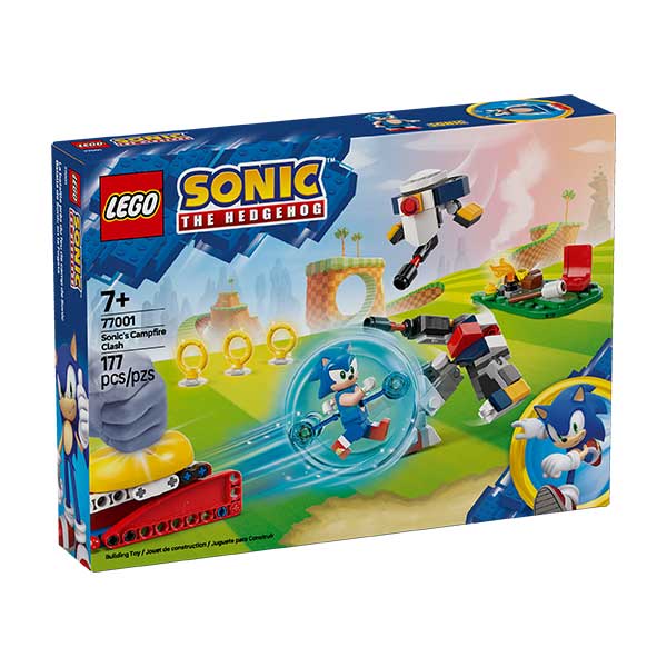77001 Batalla de sonic en la hoguera  (177 piezas)