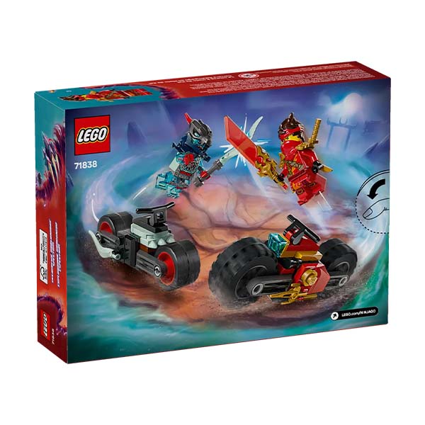 71838 Carrera Relámpago en Moto de Kai (79 piezas)