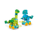 10451 Dinosaurios sobre Ruedas 3en1 (108 piezas)
