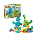 10451 Dinosaurios sobre Ruedas 3en1 (108 piezas)