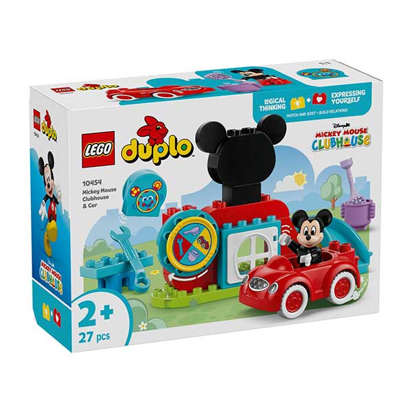 10454 Casa y coche de Mickey Mouse (27 piezas)
