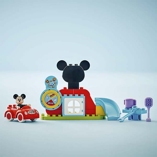 10454 Casa y coche de Mickey Mouse (27 piezas)