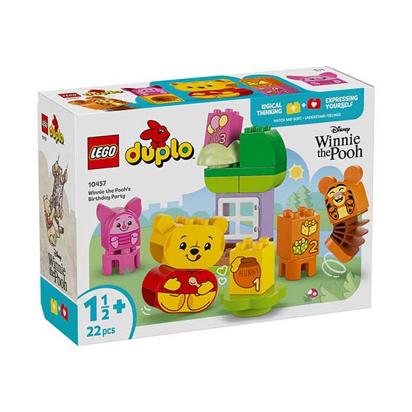 10457 Fiesta de cumpleaños de Winnie the Pooh (22 piezas)