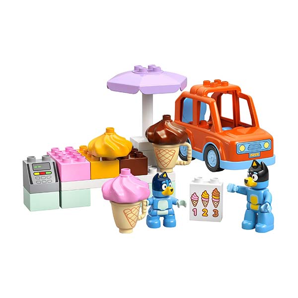 10458 Excursión a la Heladería con Bluey (22 piezas)