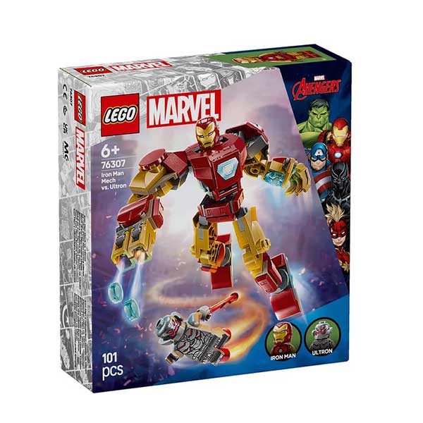 76307 Armadura robótica de Iron Man vs. Ultrón  (101 piezas)