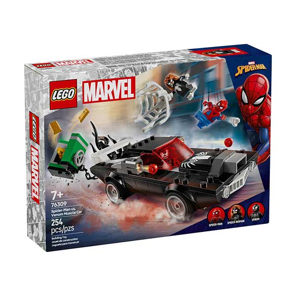 76309 Spider-Man vs. Coche brutal de Venom  (254 piezas)