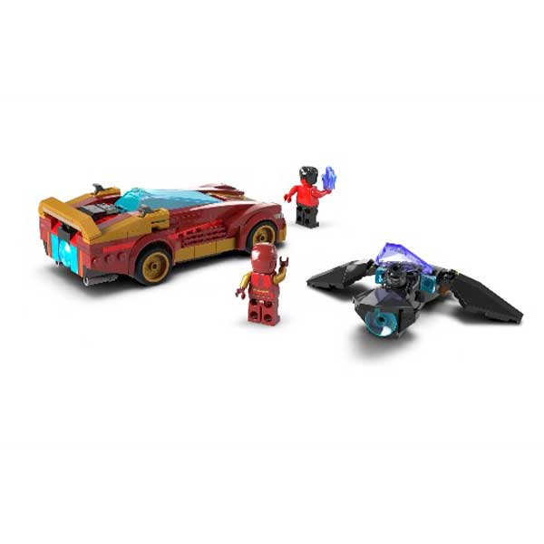 76310 Deportivo de Iron Man y Black Panther vs. Hulk rojo  (295 piezas)