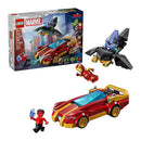 76310 Deportivo de Iron Man y Black Panther vs. Hulk rojo  (295 piezas)