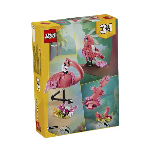 31170 Fauna salvaje: Flamenco rosa (288 piezas)