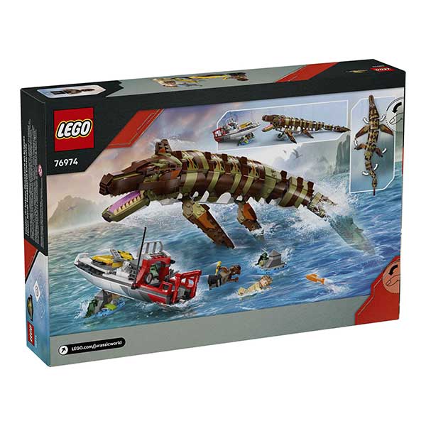 76974 Misión Naval: Mosasaurus Construible (858 piezas)