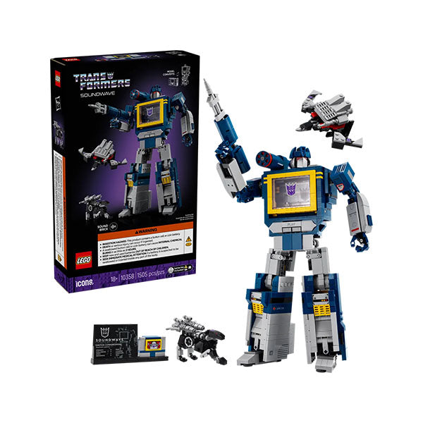 10358 Transformers: Soundwave (1505 piezas)