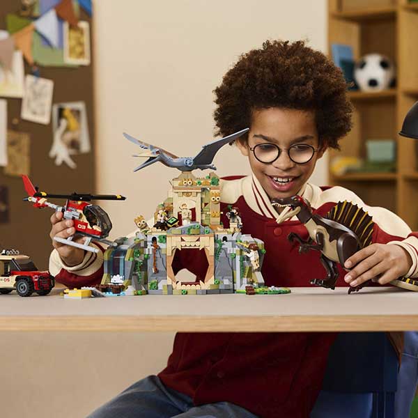 76976 Misión Aérea: Spinosaurus y Quetzalcoatlus (984 piezas)