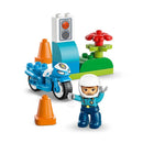 10471 MOTO DE POLICÍA AZUL (11 piezas)