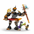 mech de misión de cole y zane dragón 71854 ninjago