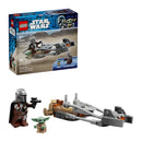 moto speeder del mandaloriano y grogu 75436 star wars