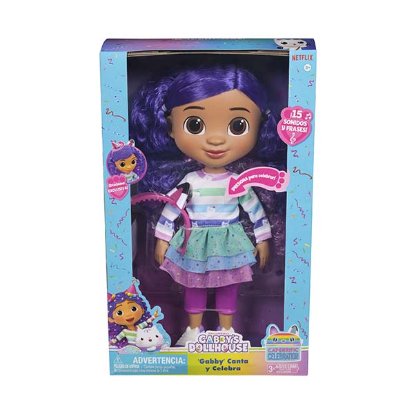 Muñeca Gabby canta y celebra