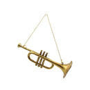 Ornamento trompeta dorada 25cm
