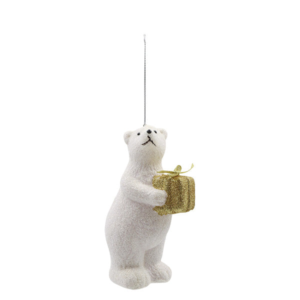 Ornamento oso polar 16cm